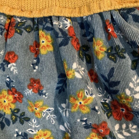 Cupcakes & Cashmere Knit Dress Girls 6-9 M Floral Bottom W Slip - Picture 10 of 11